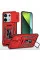 Ударопрочный чехол Camshield Army Ring для Xiaomi Redmi Note 13 Pro 4G / 14s / Poco M6 Pro 4G - Красный / Red - фото