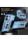 Custodia resistente agli urti Camshield Army Ring per Xiaomi Poco X6 Pro - Azzurro / Light Blue - foto