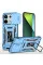 Custodia resistente agli urti Camshield Army Ring per Xiaomi Poco X6 Pro - Azzurro / Light Blue - foto