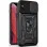 Custodia resistente agli urti Camshield Serge Ring per Apple iPhone X / XS (5.8) - Nero
