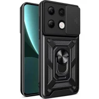 Ударостійкий чохол Camshield Serge Ring для Xiaomi Poco X6 / Note 13 Pro 5G - Чорний