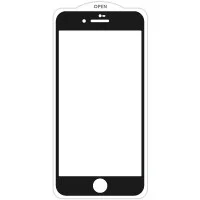 Защитное стекло SKLO 5D (тех.пак) для Apple iPhone 7 / 8 / SE (2020) (4.7) - Черный / Белая подложка