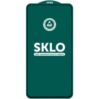 Защитное стекло SKLO 5D (тех.пак) для Xiaomi Poco X7 Pro - Черный