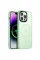TPU+PC чохол Metal Buttons with MagSafe Colorful для Apple iPhone 13 Pro (6.1) - М'ятний / Matcha Green - фото