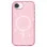 Чохол TPU Galaxy Sparkle (MagFit) для Apple iPhone 16e (6.1) - Pink+Glitter