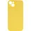 Чохол Silicone Case Full Camera Protective (AA) NO LOGO для Apple iPhone 15 (6.1) - Жовтий / Yellow