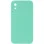 Silicone Case Square Full Camera Protective (AA) NOLOGO для Apple iPhone XR (6.1) - Бірюзовий / Turquoise