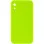 Silicone Case Square Full Camera Protective (AA) NOLOGO для Apple iPhone XR (6.1) - Салатовий / Neon green