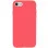 Чохол Silicone Case Full Protective (AA) NO LOGO для Apple iPhone SE (2020) - Кавуновий / Watermelon red