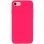 Чохол Silicone Case Full Protective (AA) NO LOGO для Apple iPhone SE (2020) - Рожевий / Barbie pink