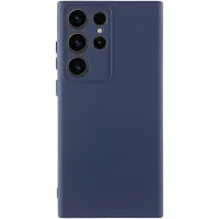 Чехол Silicone Cover Lakshmi Full Camera (AA) для Samsung Galaxy S24 Ultra - Синий / Midnight Blue