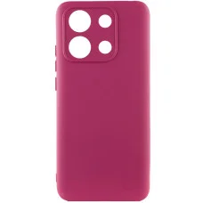 Чехол Silicone Cover Lakshmi Full Camera (AA) для Xiaomi Redmi Note 13 4G - Бордовый / Marsala