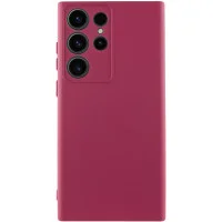 Чохол Silicone Cover Lakshmi Full Camera (AA) для Samsung Galaxy S25 Ultra - Бордовий / Marsala