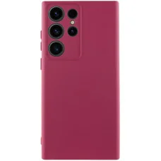 Чехол Silicone Cover Lakshmi Full Camera (AA) для Samsung Galaxy S25 Ultra - Бордовый / Marsala