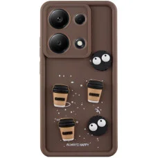 Чохол TPU Toys Case для Xiaomi Redmi Note 13 Pro 4G / Poco M6 Pro 4G - Brown / Always Happy