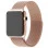 Ремешок Milanese Loop Design для Apple Watch 42(ser.1-3)/44/45/46/49mm - Champagne gold