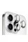 Захисне скло BlueO Metal на камеру для Apple iPhone 16 Pro / 16 Pro Max / 15 Pro / 15 Pro Max - Срібний / Silver Diamond - фото