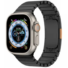 Ремешок Steel для Apple Watch 42(ser.1-3)/44/45/46/49mm (140-190mm) - Black