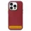 Кожаный чехол Leather Case Metal Buttons для Xiaomi Redmi 14C / Poco C75 - Red