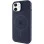 Чохол Silicone Case Full Protective (AA) with MagSafe для Apple iPhone 11 (6.1) - Темно-синій / Midnight blue