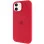 Чохол Silicone Case Full Protective (AA) with MagSafe для Apple iPhone 11 (6.1) - Червоний / Deep Red