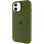 Чохол Silicone Case Full Protective (AA) with MagSafe для Apple iPhone 11 (6.1) - Зелений / Dark Olive