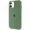 Чохол Silicone Case Full Protective (AA) with MagSafe для Apple iPhone 11 (6.1) - Зелений / Pine green