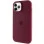Чохол Silicone Case Full Protective (AA) with MagSafe для Apple iPhone 12 Pro / 12 (6.1) - Бордовий / Plum