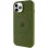 Чохол Silicone Case Full Protective (AA) with MagSafe для Apple iPhone 12 Pro / 12 (6.1) - Зелений / Dark Olive