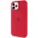 Чохол Silicone Case Full Protective (AA) with MagSafe для Apple iPhone 12 Pro / 12 (6.1) - Червоний / Deep Red