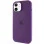 Чохол Silicone Case Full Protective (AA) with MagSafe для Apple iPhone 12 Pro / 12 (6.1) - Фіолетовий / Amethyst