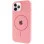 Чехол Silicone Case Full Protective (AA) with MagSafe для Apple iPhone 12 Pro Max (6.7) - Розовый / Light pink