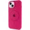 Чохол Silicone Case Full Protective (AA) with MagSafe для Apple iPhone 13 (6.1) - Малиновий / Dragon Fruit