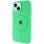 Чохол Silicone Case Full Protective (AA) with MagSafe для Apple iPhone 14 (6.1) - Зелений / Spearmint