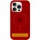 Чохол Silicone Case Full Protective (AA) with MagSafe для Apple iPhone 14 (6.1) - Червоний / Deep Red