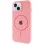 Чохол Silicone Case Full Protective (AA) with MagSafe для Apple iPhone 14 (6.1) - Рожевий / Light pink