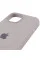 Чехол Silicone Case Full Protective (AA) with MagSafe для Apple iPhone 14 Plus (6.7) - Серый / Light Grey - фото