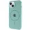 Чохол Silicone Case Full Protective (AA) with MagSafe для Apple iPhone 15 (6.1) - Бірюзовий / Light Turquoise