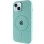 Чохол Silicone Case Full Protective (AA) with MagSafe для Apple iPhone 15 (6.1) - Бірюзовий / Marine Green