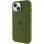 Чохол Silicone Case Full Protective (AA) with MagSafe для Apple iPhone 15 (6.1) - Зелений / Dark Olive