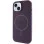 Чохол Silicone Case Full Protective (AA) with MagSafe для Apple iPhone 15 (6.1) - Фіолетовий / Elderberry