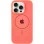 Чохол Silicone Case Full Protective (AA) with MagSafe для Apple iPhone 15 Pro (6.1) - Кавуновий / Watermelon red