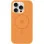 Чохол Silicone Case Full Protective (AA) with MagSafe для Apple iPhone 15 Pro (6.1) - Помаранчевий / Papaya