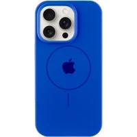 Чохол Silicone Case Full Protective (AA) with MagSafe для Apple iPhone 15 Pro (6.1) - Синій / Capri Blue