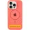 Чохол Silicone Case Full Protective (AA) with MagSafe для Apple iPhone 16 (6.1) - Кавуновий / Watermelon red