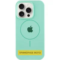 Чохол Silicone Case Full Protective (AA) with MagSafe для Apple iPhone 16 (6.1) - Зелений / Spearmint