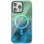Чохол TPU Shiny Mountain (MagFit) для Apple iPhone 13 Pro Max (6.7) - Green / Blue