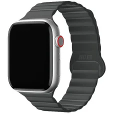 Ремешок BlueO Magnetic Silicone для Apple Watch 42(ser.1-3)/44/45/46/49mm - Black