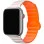 Ремешок BlueO Magnetic Silicone для Apple Watch 42(ser.1-3)/44/45/46/49mm - White / Orange