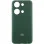 Чохол Silicone Cover Lakshmi Full Camera (AA) with logo для Xiaomi Poco X6 / Note 13 Pro 5G - Зелений / Dark green